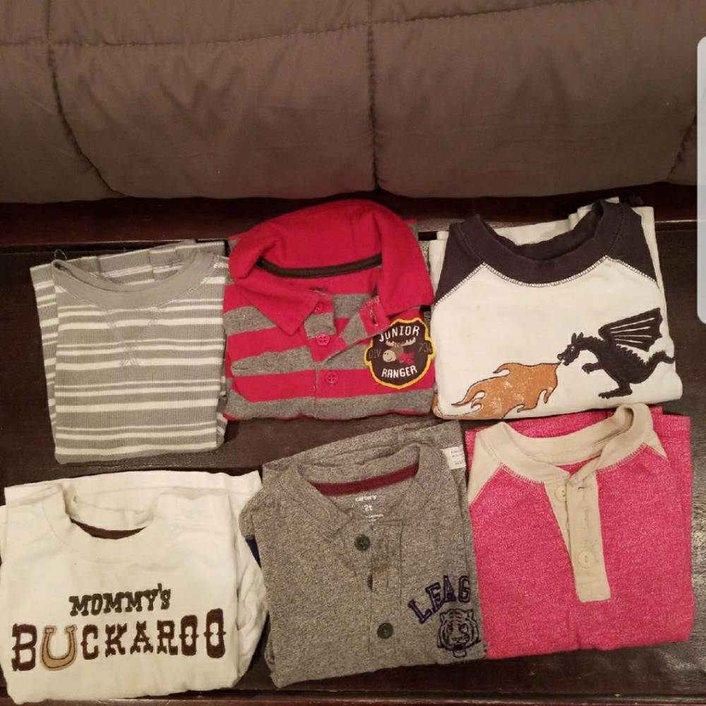 Bundle long sleeve shirts sz 2T